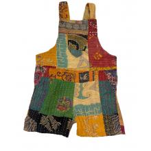 Cotton Multi Color Patchwork Handmade Kantha Romper  D1502