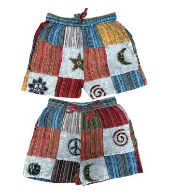Cotton Multi Color Star Peace swirl Star Short D1602 