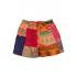Cotton Multi Color Patchwork Kantha Short D1603