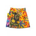Cotton Multi Free Style  Red Sea  Mini Skirt HF44