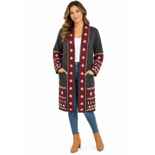 Front Open Cardigan Sweater (KF2215)