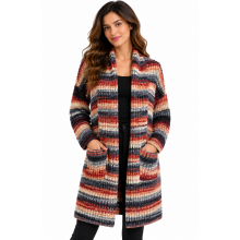 Women's Super Soft MT Ombre Open Front Sweater Cardigan (KN22312)