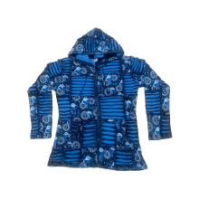 Cotton Blue Razor Cut Mushroom Sun Moon Jacket LF126