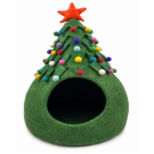 Felt Christmas Cat Cave LH06