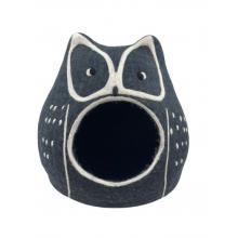 Felt Black Owl Cat Cave LH08 Felt Black Owl Cat Cave LH08