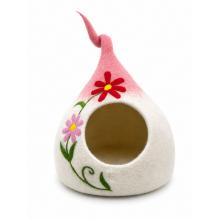 Felt Daisy Flower Tail Cat Cave LH11