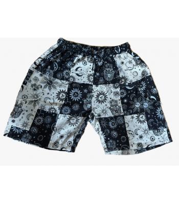Cotton Black & White Sun Moon Short NC261464