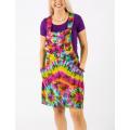Cotton Multi Tie Dye Butterfly Short Overall NC261466