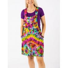 Cotton Multi Tie Dye Butterfly Short Overall NC261466