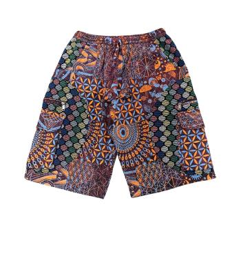 Cotton Multi Patch Art Work Short R25854