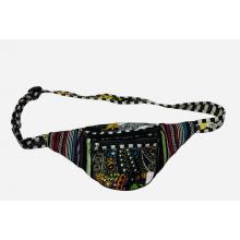 Cotton Patchwork Kantha Stiches Quilted Fanny Bag R25967