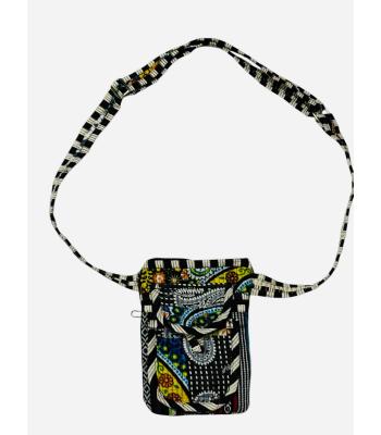 Cotton Kantha Stiches Quilted Mini Bag R25976
