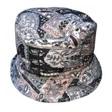 Cotton Multi Patchwork Quilted Kantha reversible Bucket Hat R26066