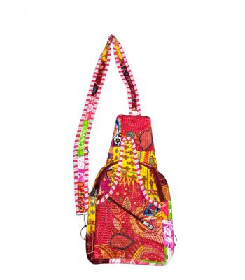 Cotton Multi Patchwork Kantha Crossbody Bag R26081
