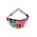 Cotton Multi Color Patchwork Kantha Fanny Bag R26084