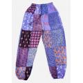 Cotton Multi Purple Free Style Yoga Pant R261109