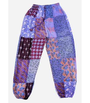 Cotton Multi Purple Free Style Yoga Pant R261109
