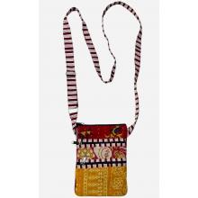 Cotton Multi Kantha Vintage Passport Bag  R26401