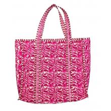Cotton Quilted Pink Floral Shopping Bag R26425