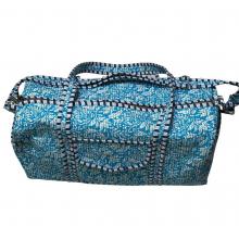 Cotton Quilted Deep Sea Duffle Bag  R26433