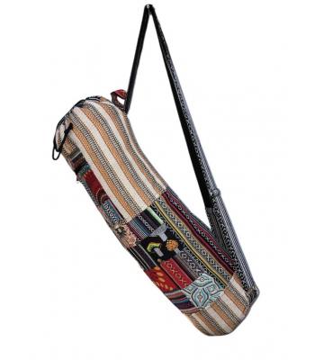 Cotton Hemp Multi Patchwork Mountain Yoga Bag RIB26074