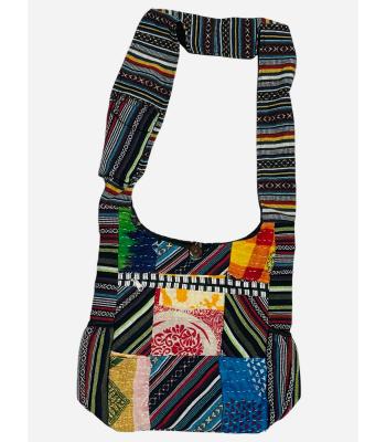 Cotton Multi Color Kantha Patchwork Vintage Bag RIB26077