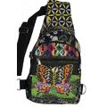 Cotton Multi Fish Butterfly Side Crossbody Bag RIB26101