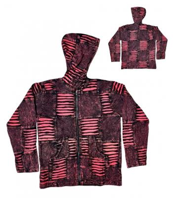 Cotton Multi Patchwork Razor Cut Grand Canyon Jacket SF33