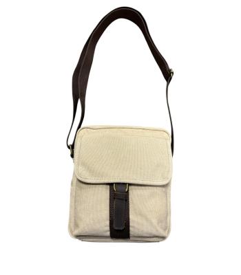 Washed Canvas  leather Trim  Sling Bag K25650