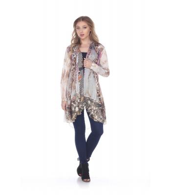 Leopard  Print Cardigan (KS985) (PREPACK)