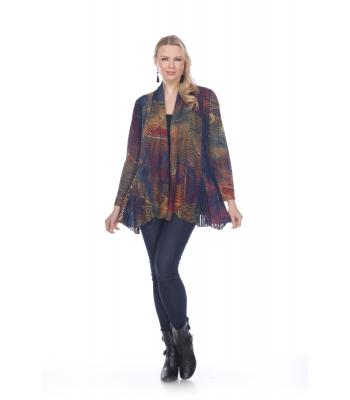 Multi Patch Razor print Cardigan (KV91675