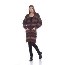 Women Button Up  Long Coat (KN16042)