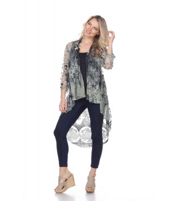 Women Open Front Cardigan (KS726) (PREPACK)