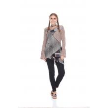 Lady's Knitted Tunic Top K9026