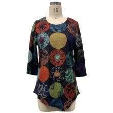 Round Neck Abstract Top (KCT11)