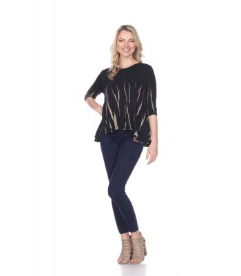 Women's Black Tops (KTP730) (PREPACK)