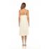 Rayon Crepe Thread Off white Decorated Tunic Dress MK22005