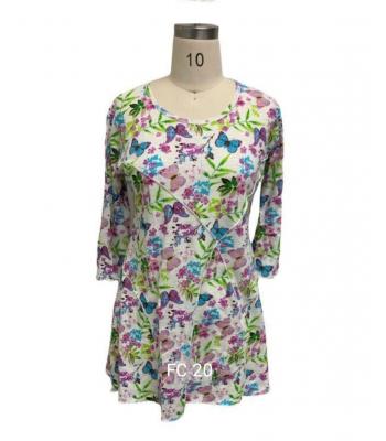 Butterfly Women Tunic Tops (FC20)