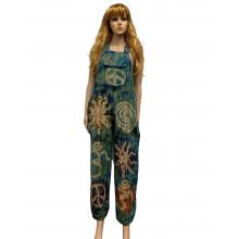 Cotton Tie Dye Jumpsuit D148