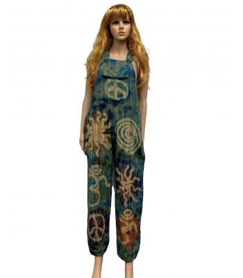 Cotton Tie Dye Jumpsuit D148