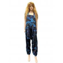 Cotton Tie Dye  Multi Harem Overall Wholesale (D289)