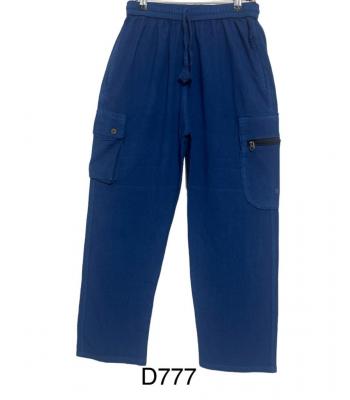 Cargo Pocket Denim Pant D777