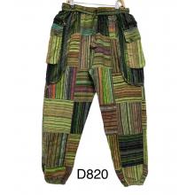 Cotton Multi Patch Zip Pocket Jogger Pant D820