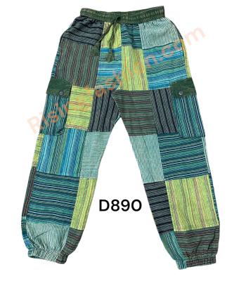 Cotton Mountain Patchwork  Cargo Pant D890 