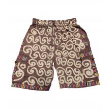 Cotton Cut Work Trim Drawstring Half Pant (DT30)