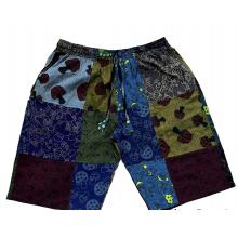 Cotton Multi Print Patchwork Mushroom Short (DT46)