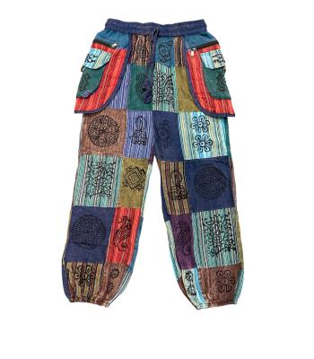 Cotton Flared  Zip Open Pocket Pant DT92