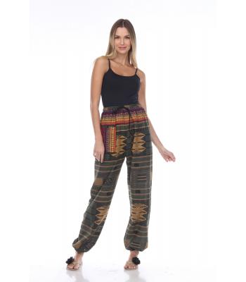 Cotton Flower Yoga Trouser (KTK265)