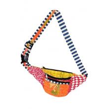 Cotton Hand Stiches patchwork kantha Fanny Bag R25987