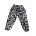 Cotton Multi Black & White Universe Pant R26010
